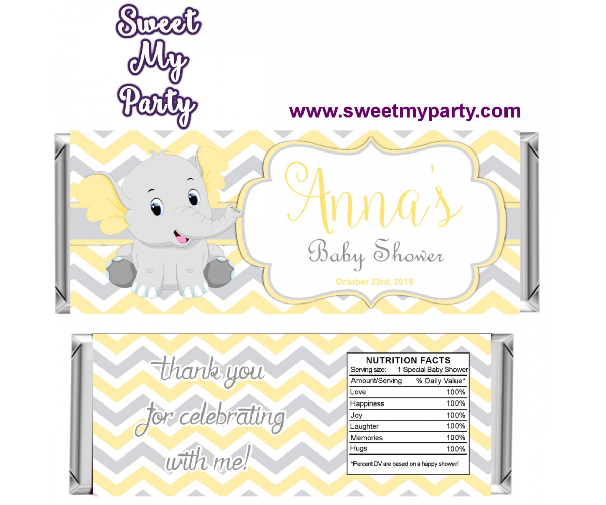 yellow-and-grey-elephant-baby-shower-candy-bar-wrappers-personalized-elephant-baby-shower-candy